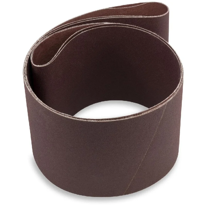 4 X 90 Inch Aluminum Oxide Metal Sanding Belts, 3 Pack