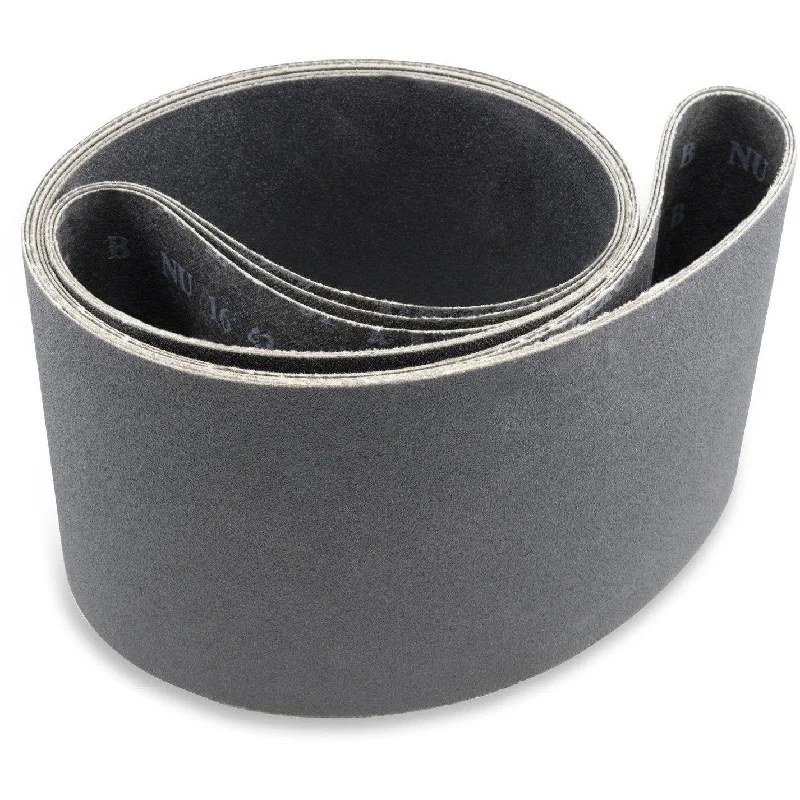 3 X 79 Inch Industrial Grade Silicon Carbide Sanding Belts, 4 Pack