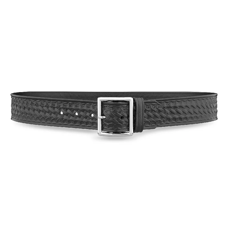 1-3/4" Basketweave Leather Thick Garrison Belt