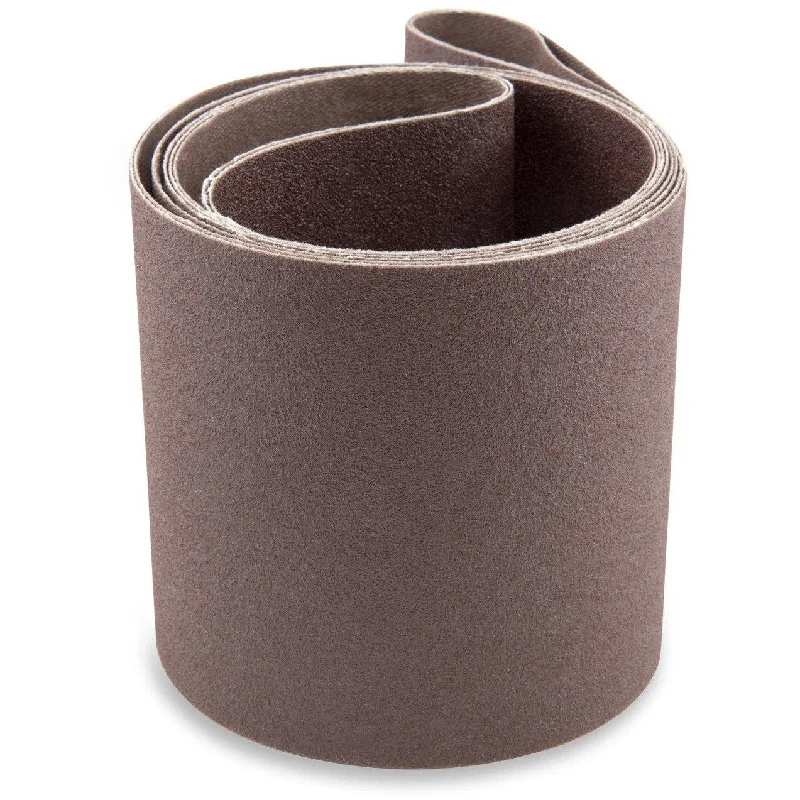 4 X 52 1/2 Inch Aluminum Oxide Wood & Non-Ferrous Sanding Belts, 3 Pack