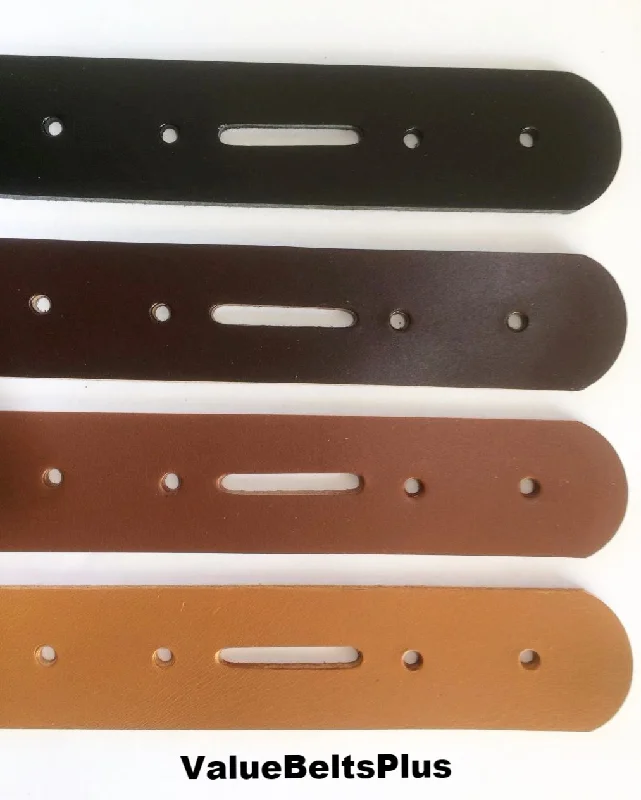 1.25" Quality Cowhide Leather Belt Strips Blanks 9-10 oz. DIY Craft Project