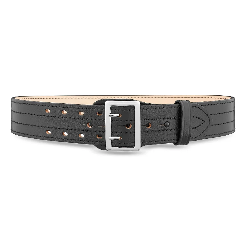 2-1/4" Plain Leather Sam Browne 4-Row Stitch Duty Belt