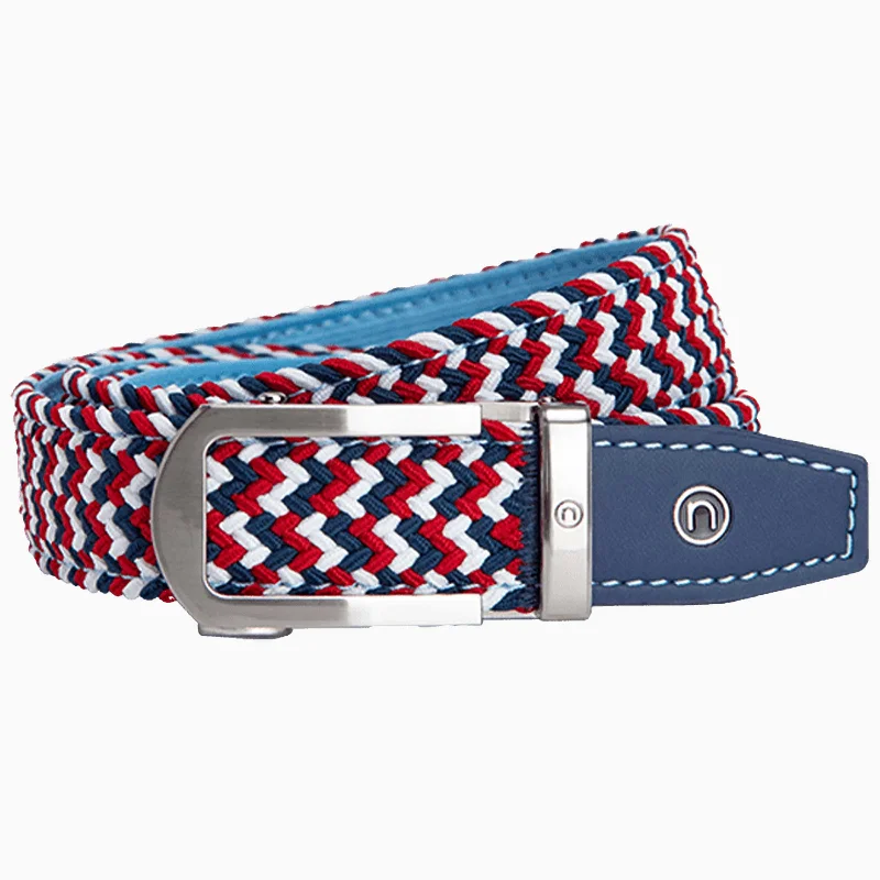 Kid's Braided Liberty, 1 1/8" Strap, Golf Ratchet Belt