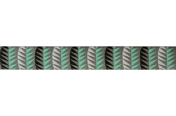 Jungle Leaf Teal Grey