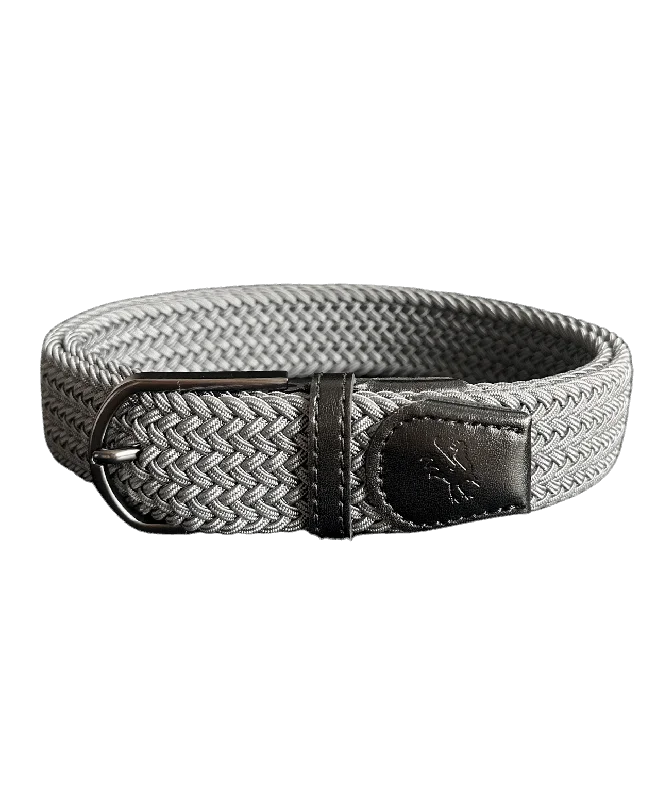 Braided Belt - Grey