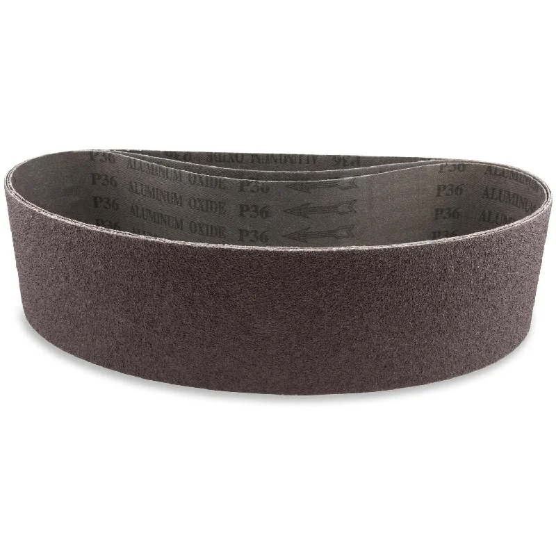 3 X 27 Inch Metal Aluminum Oxide Sanding Belts, 8 Pack