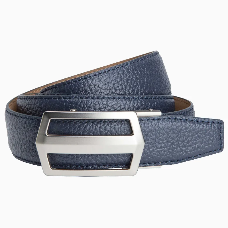 Classic Deep Sea Navy Golf Ratchet Belt 1.38" [35mm]