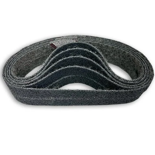 1/4 x 24 Non-Woven Surface Conditioning Air File Sanding Belts - 10 Pack