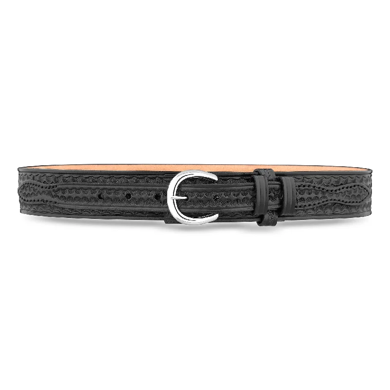 1-3/4" Basketweave Leather Ranger Belt