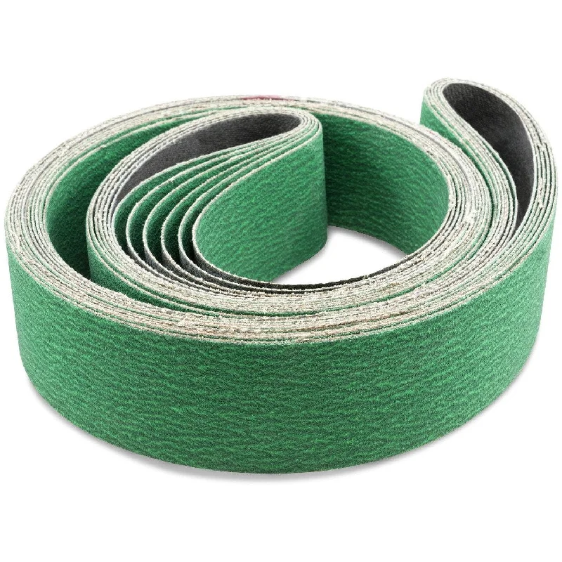 2 X 60 Inch Premium Zirconia Sanding Belts, 6 Pack