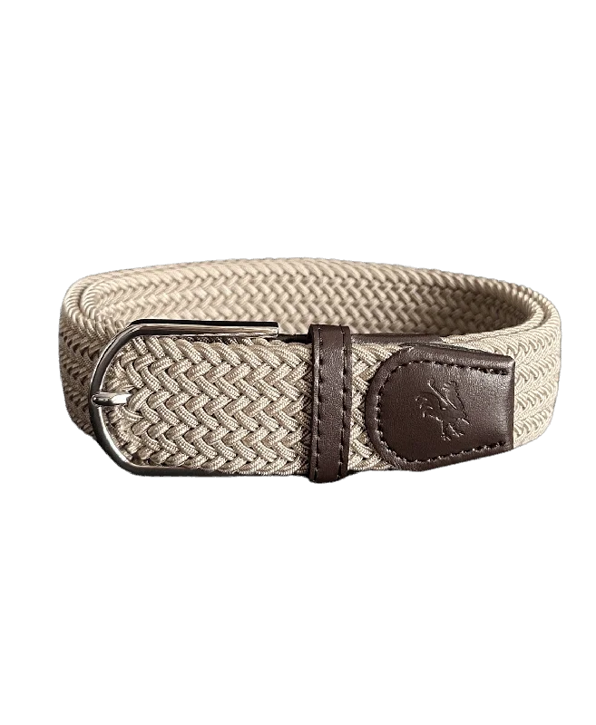 Braided Belt - Beige