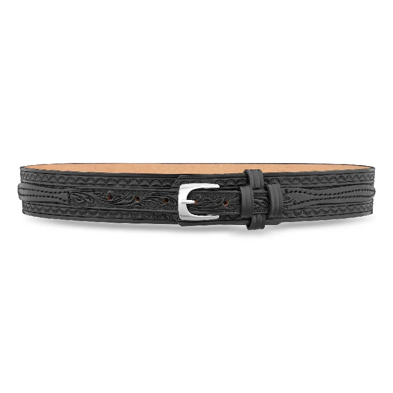 1-3/4" Basketweave Floral Ranger Belt