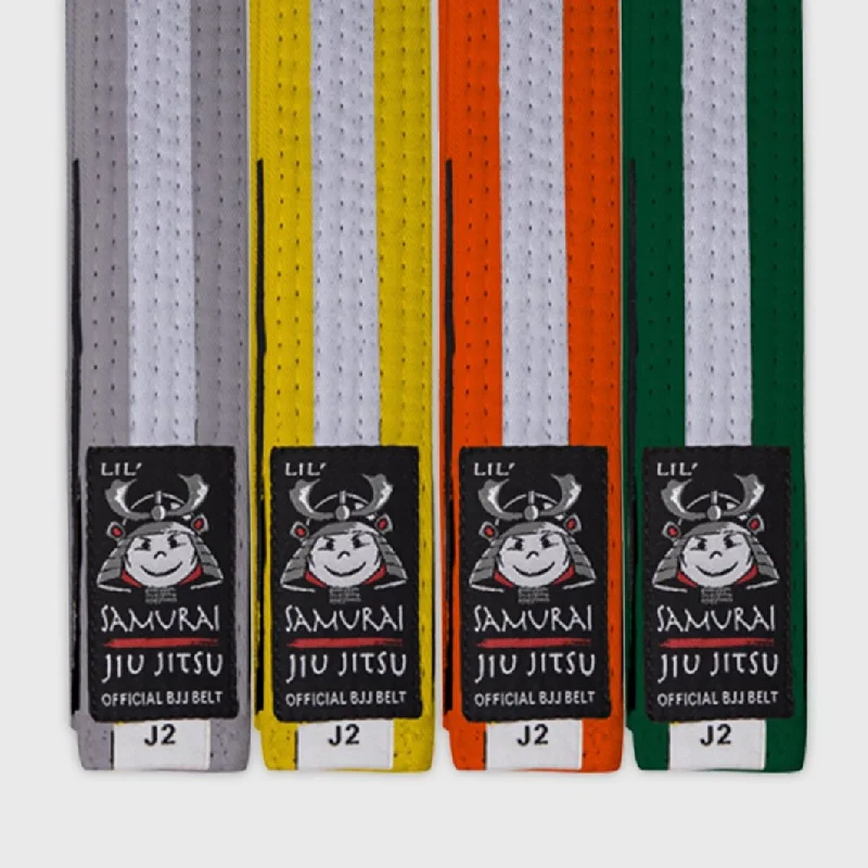 Lil Samurai Kids Belts - White Stripe