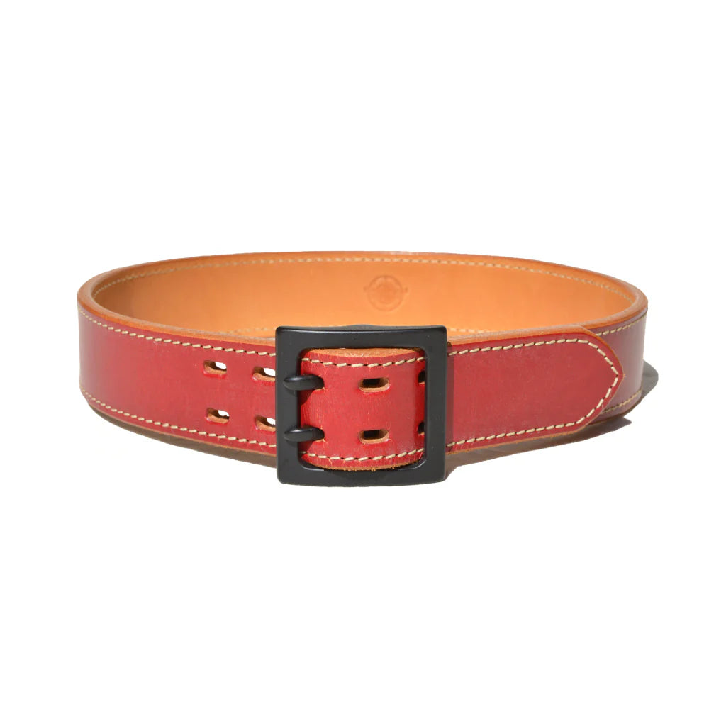 Samurai Jeans A107HS UK BRIDLE LEATHER BELT - RED