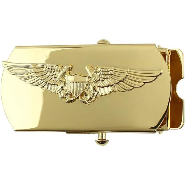 Navy Belt Buckle: Flight Officer