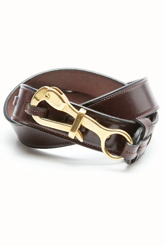 Tory Leather 1 1/2" Pelican Belt - Havana