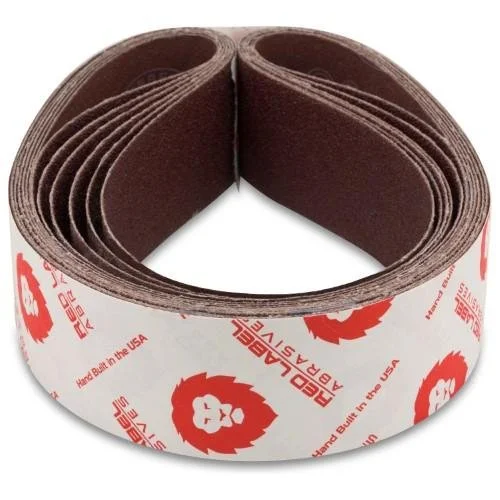 2 X 42 Inch Aluminum Oxide Wood & Non-Ferrous Sanding Belts, 6 Pack