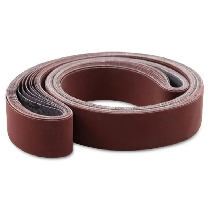 3 X 132 Inch Flex Aluminum Oxide Wood & Non-Ferrous Sanding Belts, 6 Pack