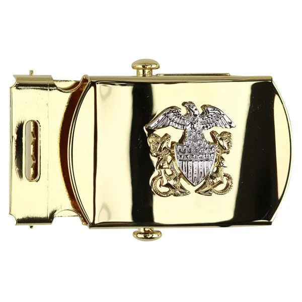 Navy Belt Buckle: Officer - female