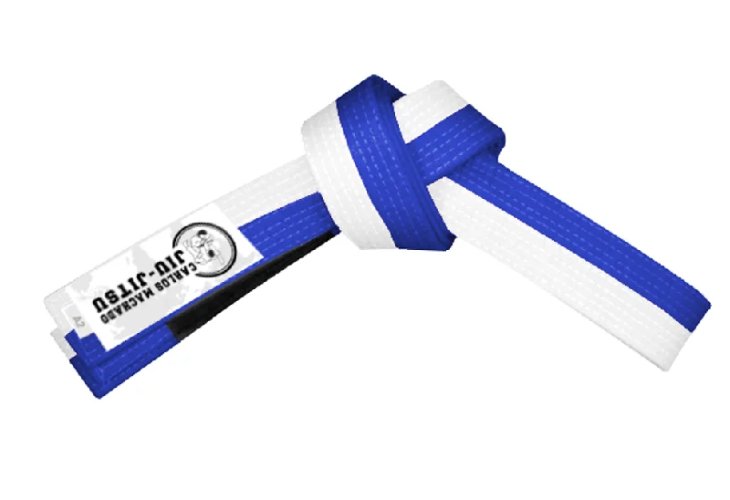 Carlos Machado Jiu-Jitsu Official White/Blue Belt - Youth