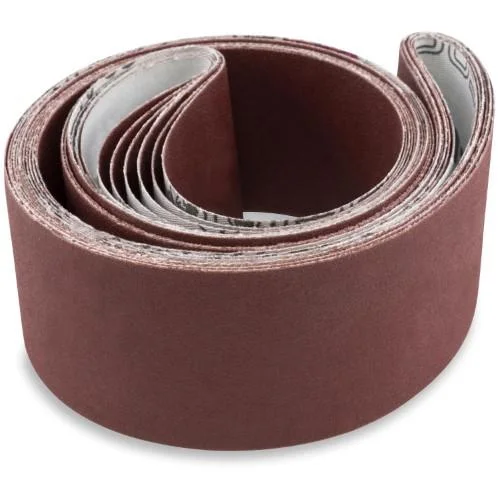 2 X 48 Inch Flex Aluminum Oxide Metal Sanding Belts, 6 Pack