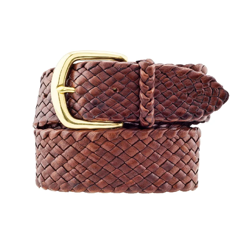 Jumbuck Kangaroo Plaited Belt (38mm Wide)