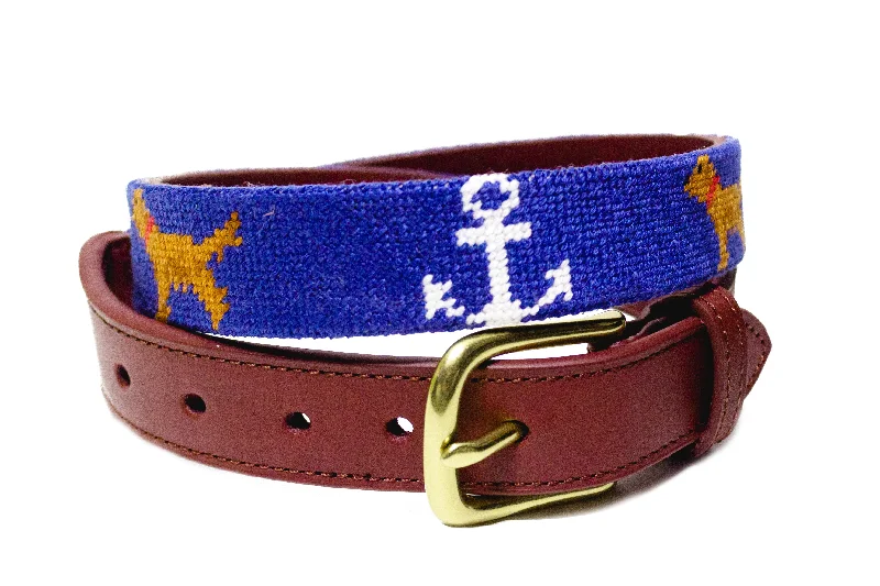 ANCHOR GOLDEN RETRIEVER NEEDLEPOINT BELT™