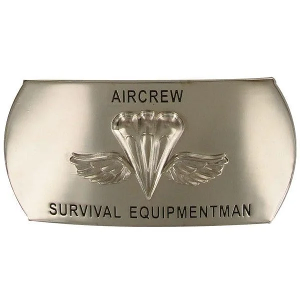 Navy Belt Buckle: Enlisted Air Crew Survival Equipmentman