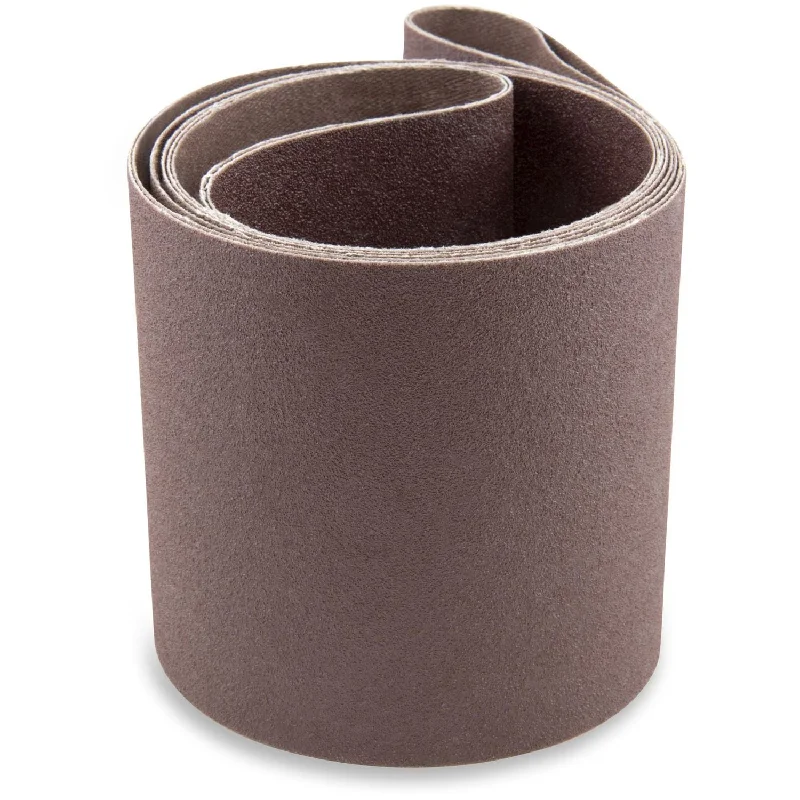 6 X 90 Inch Aluminum Oxide Wood & Non-Ferrous Sanding Belts, 2 Pack