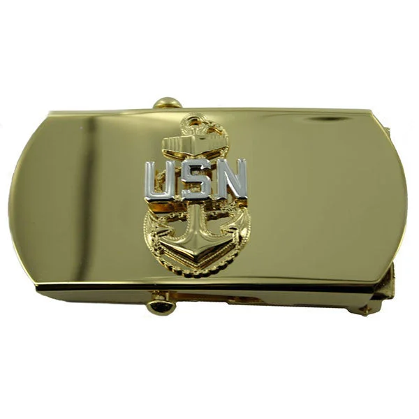 Navy Belt Buckle: E7 Chief Petty Officer