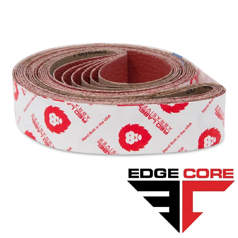 2 X 42 Inch EdgeCore Ceramic Grinding Belts, 6 Pack