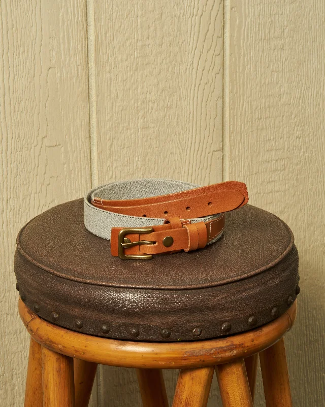 Surcingle Belt in Slate