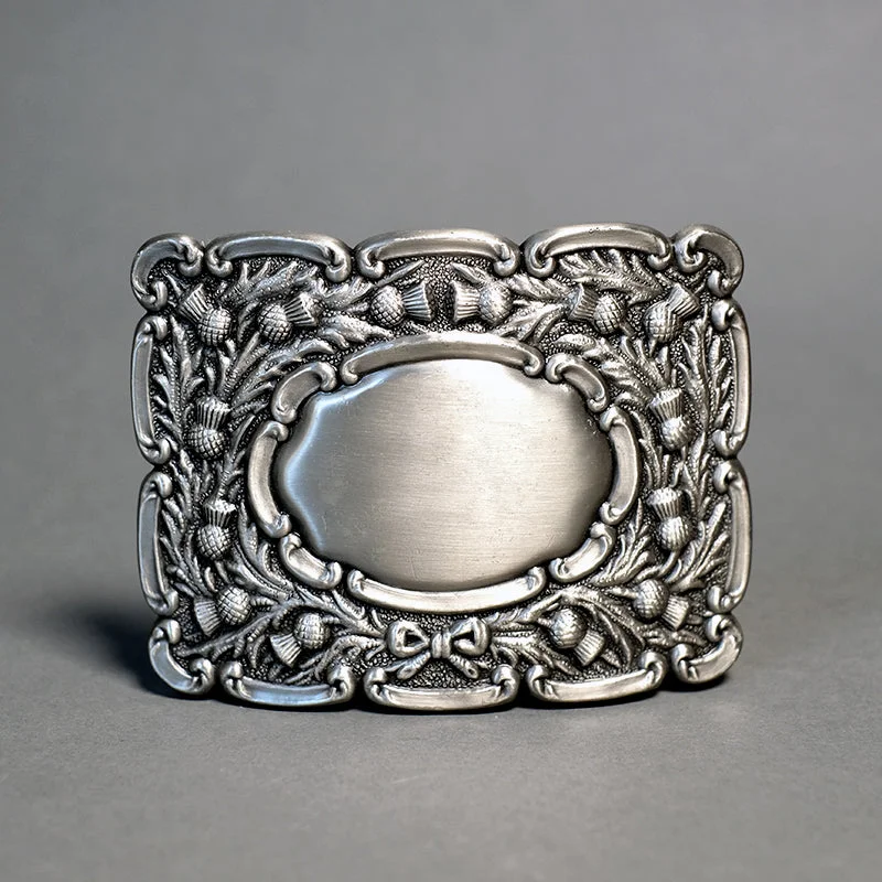 Thistle Frame Kilt Belt Buckle