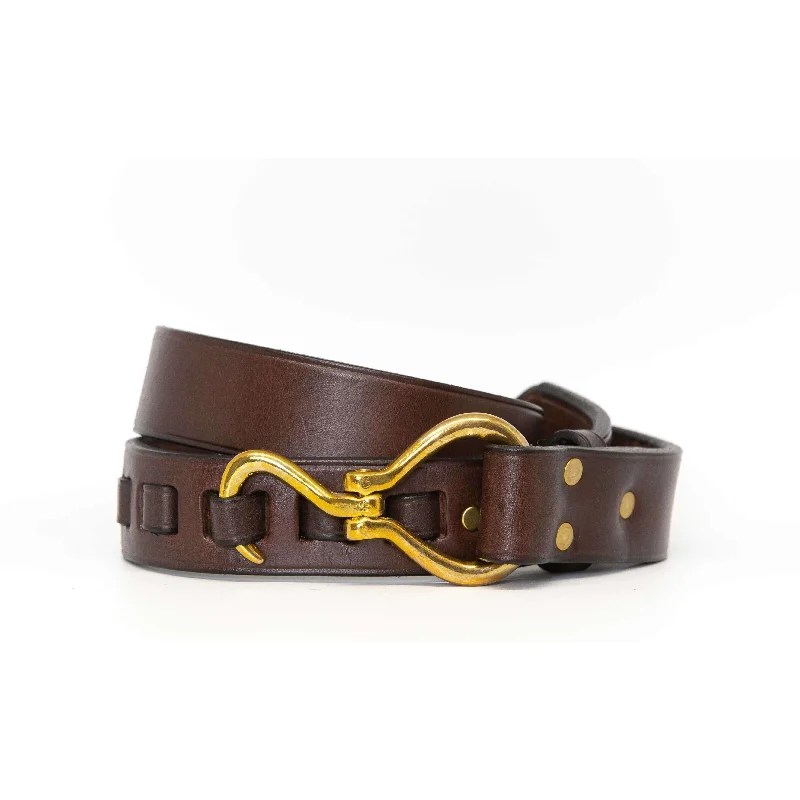 Brown Hoof Pick Belt