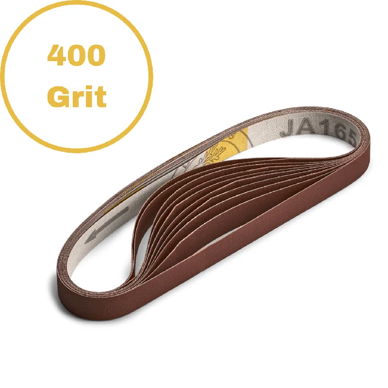 1/2" 400 Grit Belt - 10 Pack