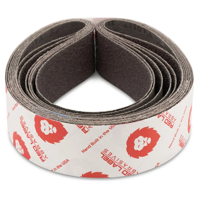 2 X 48 Inch Aluminum Oxide Metal Sanding Belts, 6 Pack