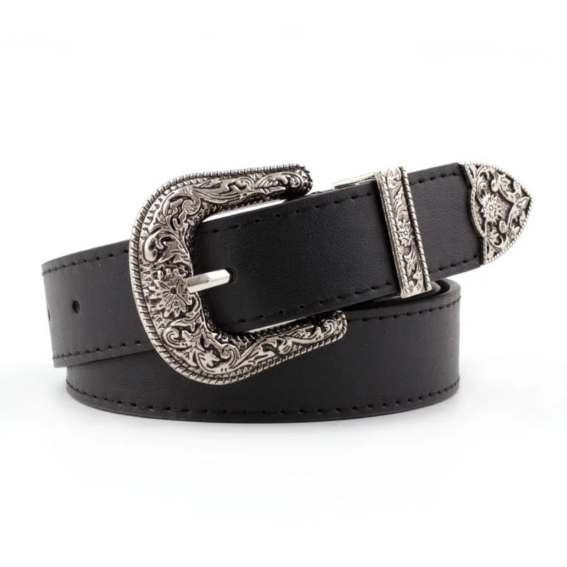 Vintage Adjustable Western Belt Women