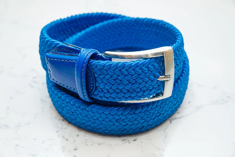 The Uno Casual Belt - Electric Blue