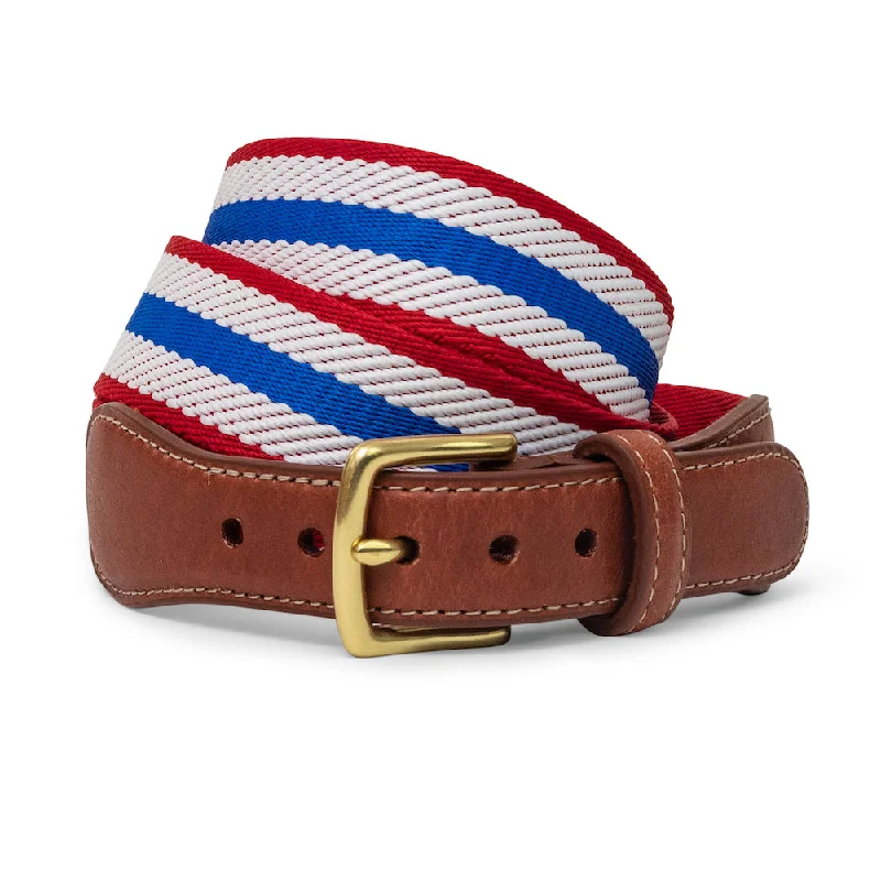 Dockside: Belt - Blue/White/Red