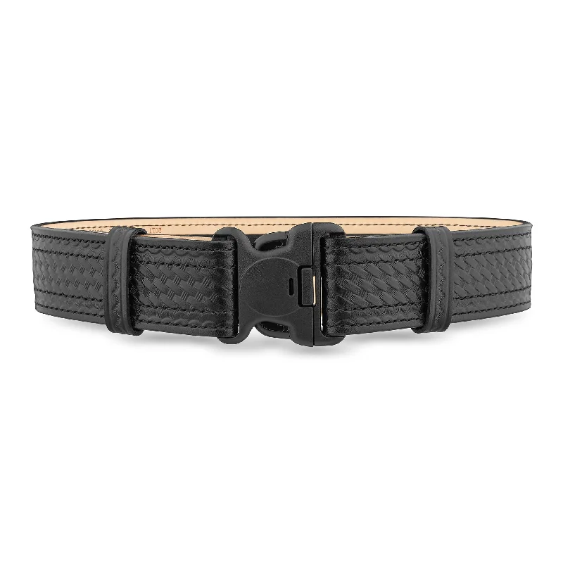 2-1/4" Basketweave Leather Duty Belt