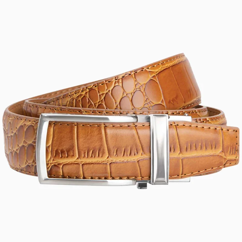 Alligator Tan V2 Ratchet Belt, 1 3/8" Strap [35mm]