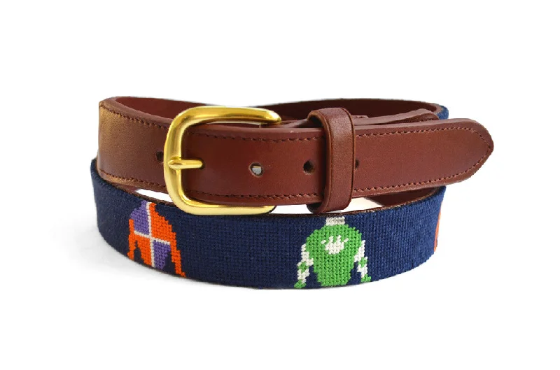 JOCKEY SILK NEEDLEPOINT BELT