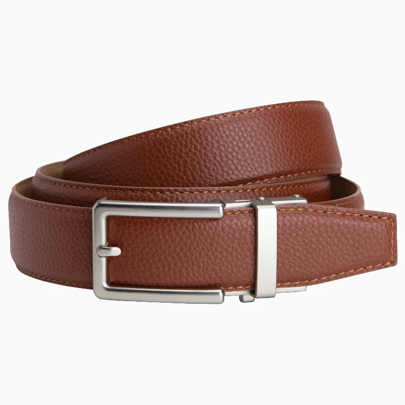 Neubelt Vegan Cognac Golf Ratchet Belt 1.38" [35mm]