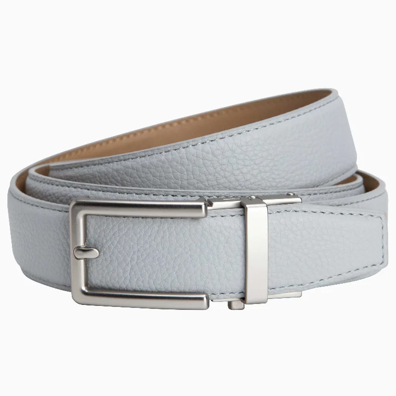 Neubelt Vegan Grey Golf Ratchet Belt, 1.38" [35mm]